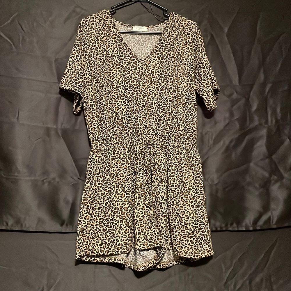 Cheetah romper